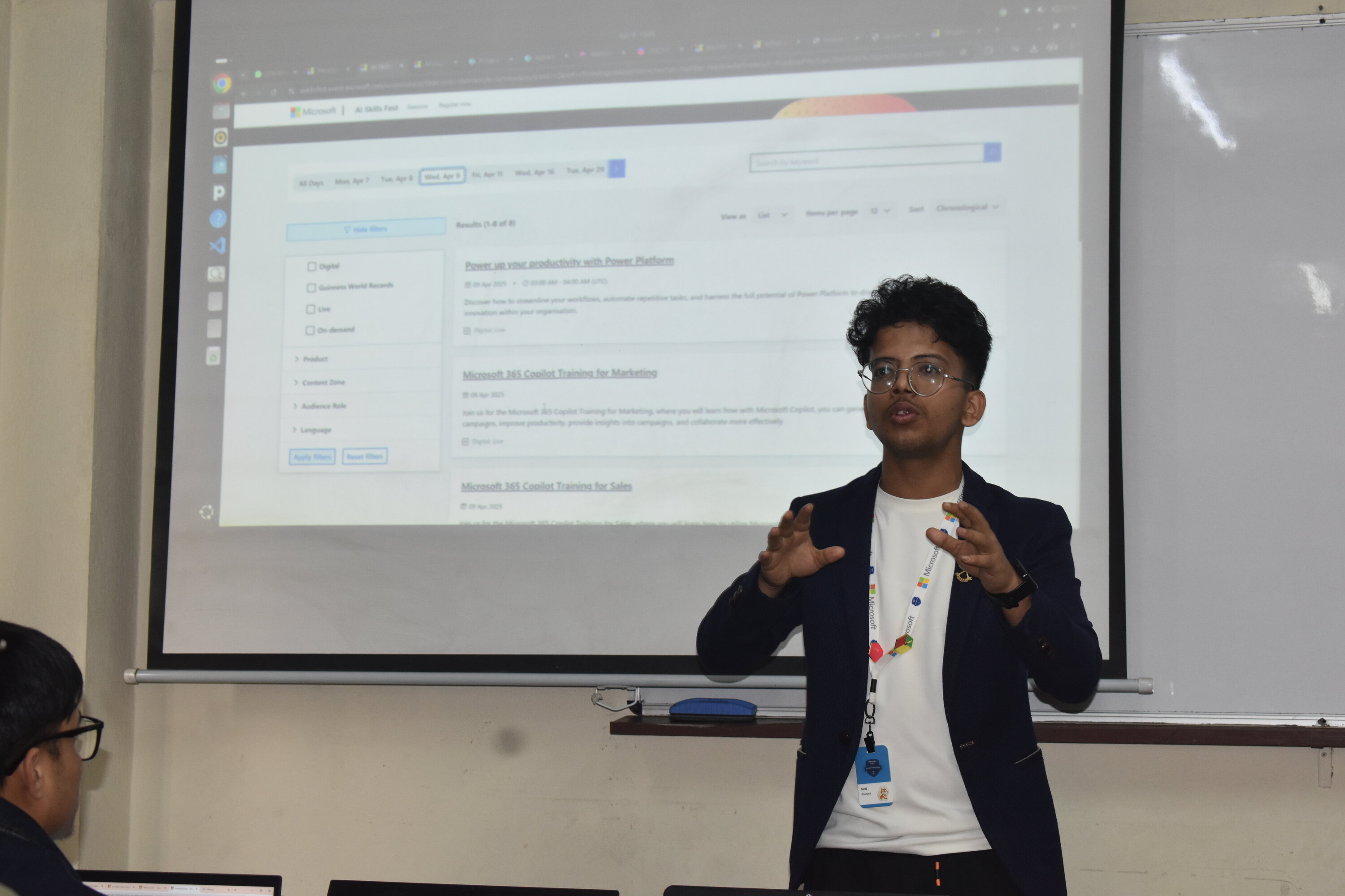 Speaking at Microsoft Community event