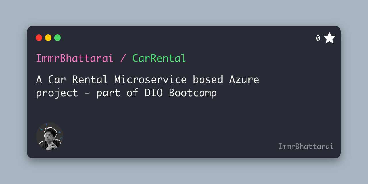 Screenshot of Car Rental Service on Azure (Event-Driven)